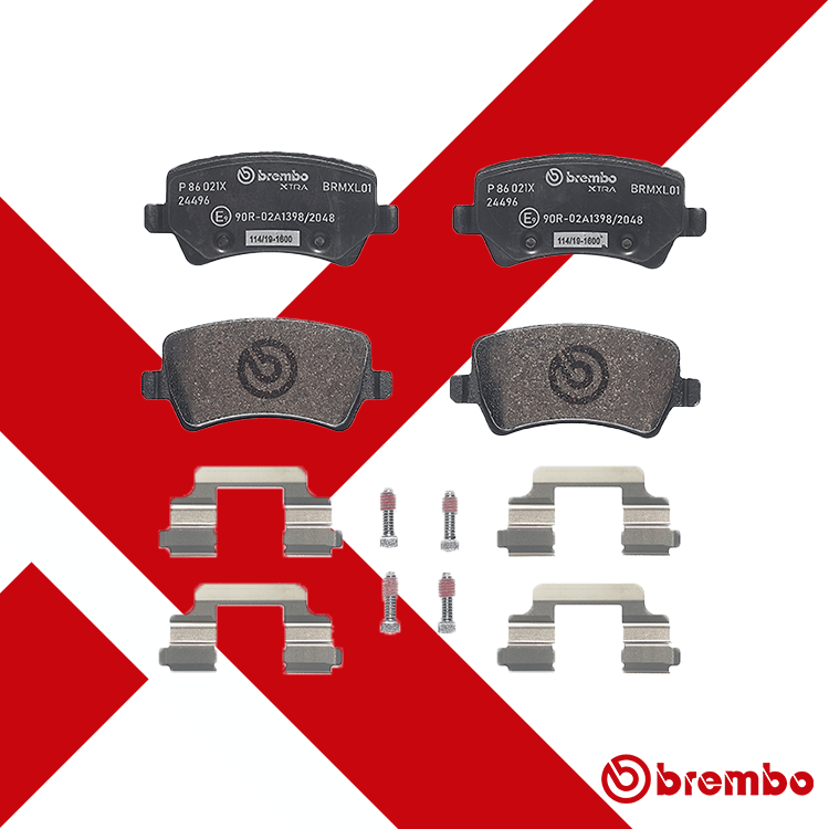 Brembo Rear Xtra Brake Pad for Landrover Range Rover Evoque Petrol ...